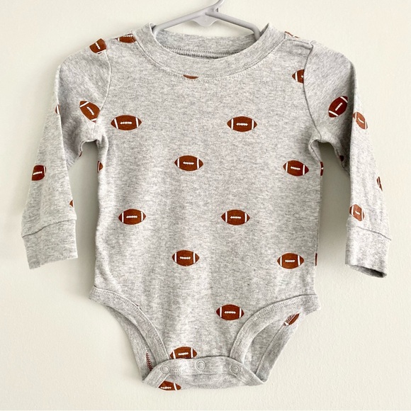 Carter’s Football Bodysuits Size 9 Months - Picture 3 of 6